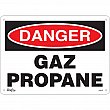 Zenith Safety Products - SGM333 - Enseigne «Gaz Propane» Chaque