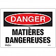 Zenith Safety Products - SGM341 - Enseigne «Matières Dangereuses» Chaque