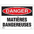 Zenith Safety Products - SGM344 - Enseigne «Matières Dangereuses» Chaque
