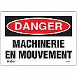 Zenith Safety Products - SGM463 - Enseigne «Machinerie en Mouvement» Chaque