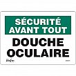 Zenith Safety Products - SGM475 - Enseigne «Douche Oculaire» Chaque