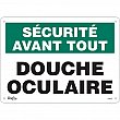 Zenith Safety Products - SGM479 - Enseigne «Douche Oculaire» Chaque