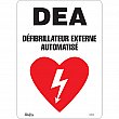 Zenith Safety Products - SGM508 - Enseigne «DEA» Chaque