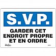 Zenith Safety Products - SGM517 - Garder cet Endroit Propre Sign Each