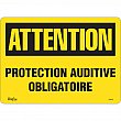 Zenith Safety Products - SGM532 - Enseigne «Protection Auditive Obligatoire» Chaque
