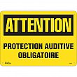 Zenith Safety Products - SGM534 - Enseigne «Protection Auditive Obligatoire» Chaque
