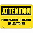 Zenith Safety Products - SGM540 - Enseigne «Protection Oculaire Obligatoire» Chaque