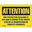 Zenith Safety Products - SGM542 - Enseigne «Protection Oculaire» Chaque