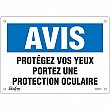 Zenith Safety Products - SGM554 - Protégez vos Yeux Sign Each