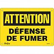 Zenith Safety Products - SGM585 - Enseigne «Défense De Fumer» Chaque
