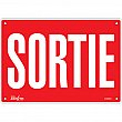 Zenith Safety Products - SGM602 - Enseigne «Sortie» Chaque