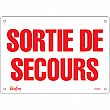 Zenith Safety Products - SGM609 - Enseigne «Sortie De Secours» Chaque