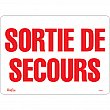 Zenith Safety Products - SGM610 - Enseigne «Sortie De Secours» Chaque