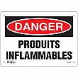 Zenith Safety Products - SGM633 - Enseigne «Produits Inflammables» Chaque