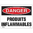 Zenith Safety Products - SGM634 - Enseigne «Produits Inflammables» Chaque