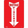 Zenith Safety Products - SGM646 - Enseigne avec flèche «Boyau D'Incendie» Chaque