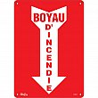Zenith Safety Products - SGM647 - Enseigne avec flèche «Boyau D'Incendie» Chaque