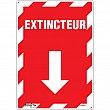 Zenith Safety Products - SGM655 - Enseigne avec flèche «Extincteur» Chaque