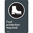 Zenith Safety Products - SGM682 - Enseigne «Foot Protection Required» Chaque