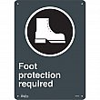 Zenith Safety Products - SGM683 - Enseigne «Foot Protection Required» Chaque