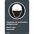 Zenith Safety Products - SGM699 - Enseigne «Hard Hats Required» Chaque