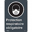 Zenith Safety Products - SGM708 - Enseigne «Protection Respiratoire Obligatoire» Chaque