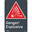 Zenith Safety Products - SGM733 - Enseigne «Explosive» Chaque