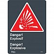 Zenith Safety Products - SGM736 - Enseigne «Explosif/Explosive» Chaque