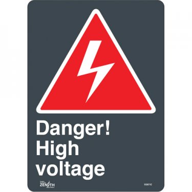 Zenith Safety Products - SGM742 - Enseigne «High Voltage» Chaque