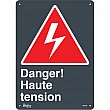 Zenith Safety Products - SGM749 - Enseigne «Haute Tension» Chaque
