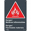 Zenith Safety Products - SGM753 - Enseigne «Matières Inflammables/Flammable Materials» Chaque