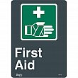 Zenith Safety Products - SGM775 - First Aid Sign Each