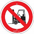 Zenith Safety Products - SGM797 - Enseigne de sécurité CSA - chariots élévateurs interdits Chaque