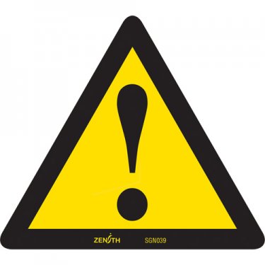 Zenith Safety Products - SGN039 - General Warning CSA Safety Sign Each