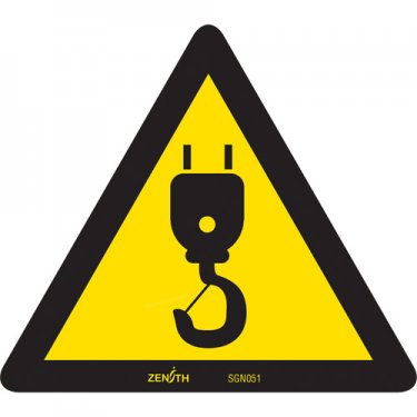 Zenith Safety Products - SGN051 - Crane CSA Safety Sign Each