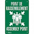 Zenith Safety Products - SGP172 - Enseigne «Point de rassemblement/Assembly Point» Chaque
