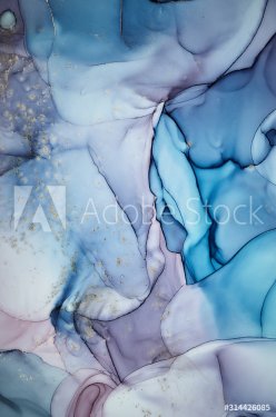 Alcohol ink colors translucent. Abstract multicolored marble texture background. - 901156746