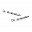 Reliable - FKNPZ8112 - Zinc-Plated Wood Screw, Flat Head With Nibs, Square Drive, Hi-Low Thread, Regular Wood Point - Size: 8 - Length: 1-1/2 - Zinc - Square n. 2 - Box of 5 000