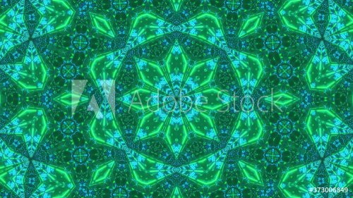3D rendering of trippy cool circular illustration for background or wallpaper