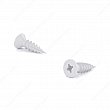 Reliable - 5693WIP - Wood Screw, Flat Head, Quadrex Drive, Regular Thread, Type 17 Point - White - Size: 9 - Square # 2 -  Length: 3/4 - Box of 600