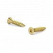 Reliable - FKWSB534 - Solid Brass Wood Screw, Flat Head, Square Drive, Regular Thread, Regular Wood Point - Size:  5 - Square n. 1 -  Length: 3/4 - Box of 15 000