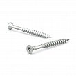 Reliable - FQCN2Z6112PRM1 - Zinc-Plated Wood Screw,Flat Head With Nibs, Quadrex Drive, Coarse Thread, Regular Wood Point - Size: 6 - Quadrex #2 - Length: 1-1/2 - Box of 1 000