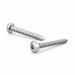 Reliable - PKAZ12112VP - Zinc Plated Metal Screw, Pan Head, Square Drive, Self-Tapping Thread, Type A Point - Size: 12 - Square #3 -  Length: 1-1/2 - Box of 100