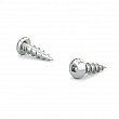 Reliable - PKCZ858PRM1 - Zinc-Plated Wood Screw, Pan Head, Square Drive, Coarse Thread, Regular Wood Point - Size: 8 - Square n. 2 -  Length: 5/8 - Box of 1 000