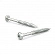 Reliable - PKWZ512VP - Vis à bois zinguée, tête ronde, empreinte carrée, filet régulier, pointe bois régulier - Grosseur: 5 - Zinc - Carrée n. 1 - Longueur 1/2 - Boîte de 100