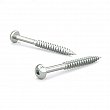 Reliable - PKWZ51 - Zinc-Plated Wood screw, Pan Head, Square Drive, Regular Thread, Regular Wood Point - Size: 5 - Zinc - Square n. 1 - Length: 1 - Box of 15 000