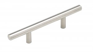 Contemporary Metal Pull - 305 - 108 mm - Brushed Nickel