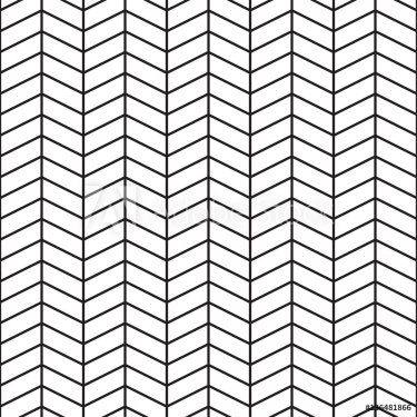 Herringbone, zigzag, chevron. Seamless vector pattern - 901156889