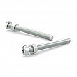 Reliable - PSBZ1024312MR - Vis machine avec écrou zinguée, tête ronde, empreinte quadrex, 10-24, pointe type B - Grosseur: 10 - Quadrex #2 - Zinc - Longueur 3-1/2 - Boîte de 4