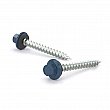 Reliable - RSZ9112BL - Colored Roof Metal Screw, Hex Head with Steel and Neoprene Washer, Self-Tapping Thread, Type A Point - Size: 9 - Hex 1/4 - QC8330 Heron Blue - Length: 1-1/2 - Box of 500